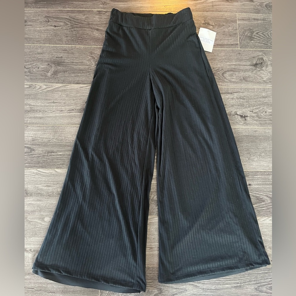Vice collection wide leg, ribbed flowy pants